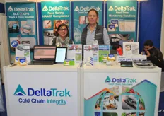 Mieke Claessens en Gerrit van Tilborg van Delta Trak.